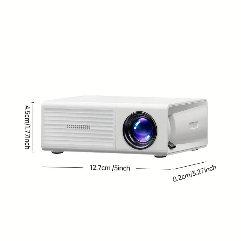 🌟 Convierte cualquier pared en un cine – Mini Proyector HY300 Portátil 🎬