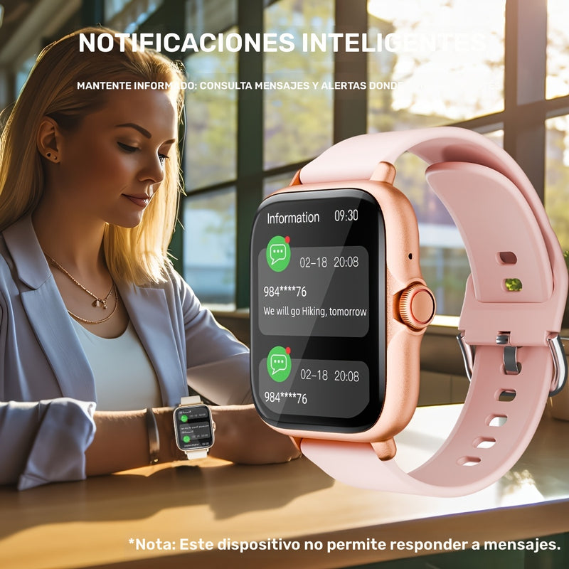 ⌚ Reloj Inteligente Deportivo 4,65” – Llamadas, Mensajes y Monitoreo de Salud | Entrega GRATIS 💵 Pago al Recibir