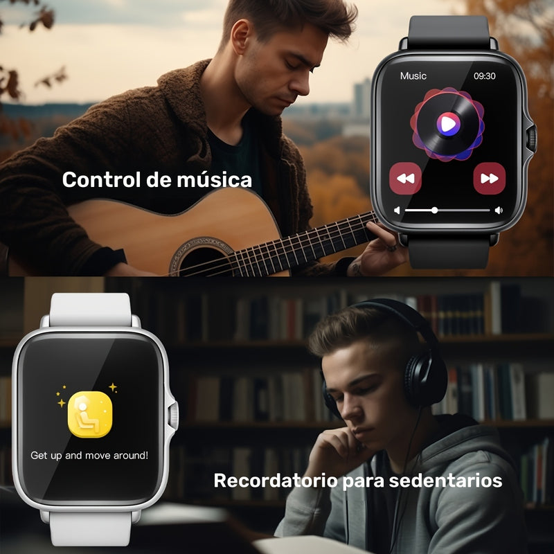 ⌚ Reloj Inteligente Deportivo 4,65” – Llamadas, Mensajes y Monitoreo de Salud | Entrega GRATIS 💵 Pago al Recibir