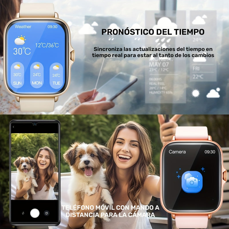 ⌚ Reloj Inteligente Deportivo 4,65” – Llamadas, Mensajes y Monitoreo de Salud | Entrega GRATIS 💵 Pago al Recibir