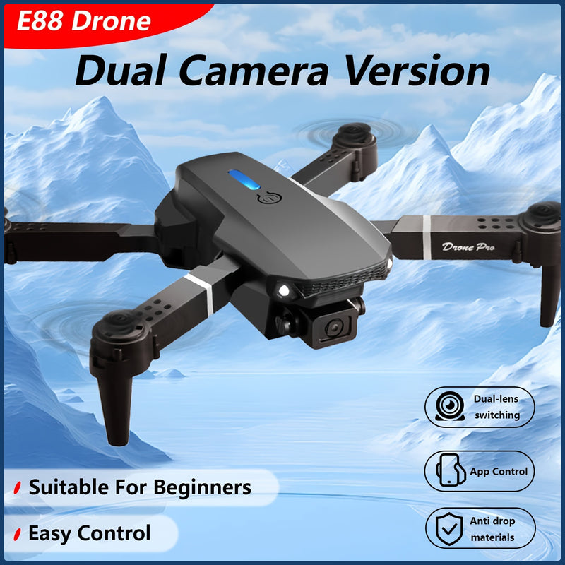 🚀 Drone E88 PRO – Cámara HD Dual + WIFI 📷 | Entrega GRATIS y Pago al Recibir
