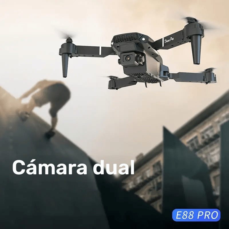 🚀 Drone E88 PRO – Cámara HD Dual + WIFI 📷 | Entrega GRATIS y Pago al Recibir