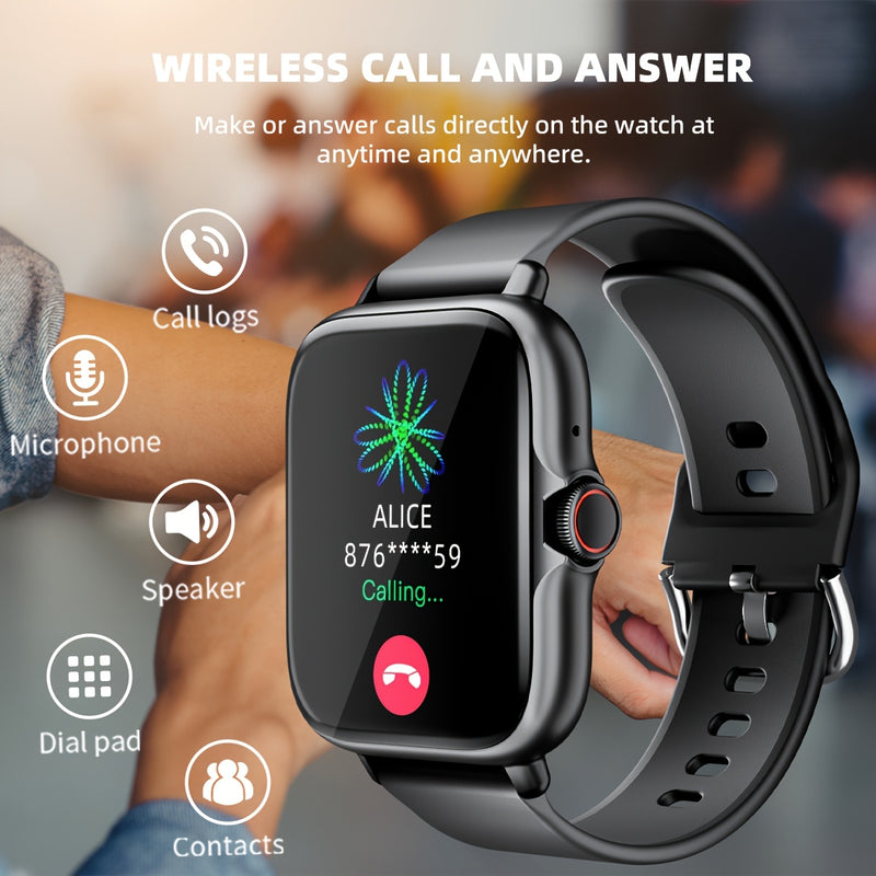 ⌚ Reloj Inteligente Deportivo 4,65” – Llamadas, Mensajes y Monitoreo de Salud | Entrega GRATIS 💵 Pago al Recibir